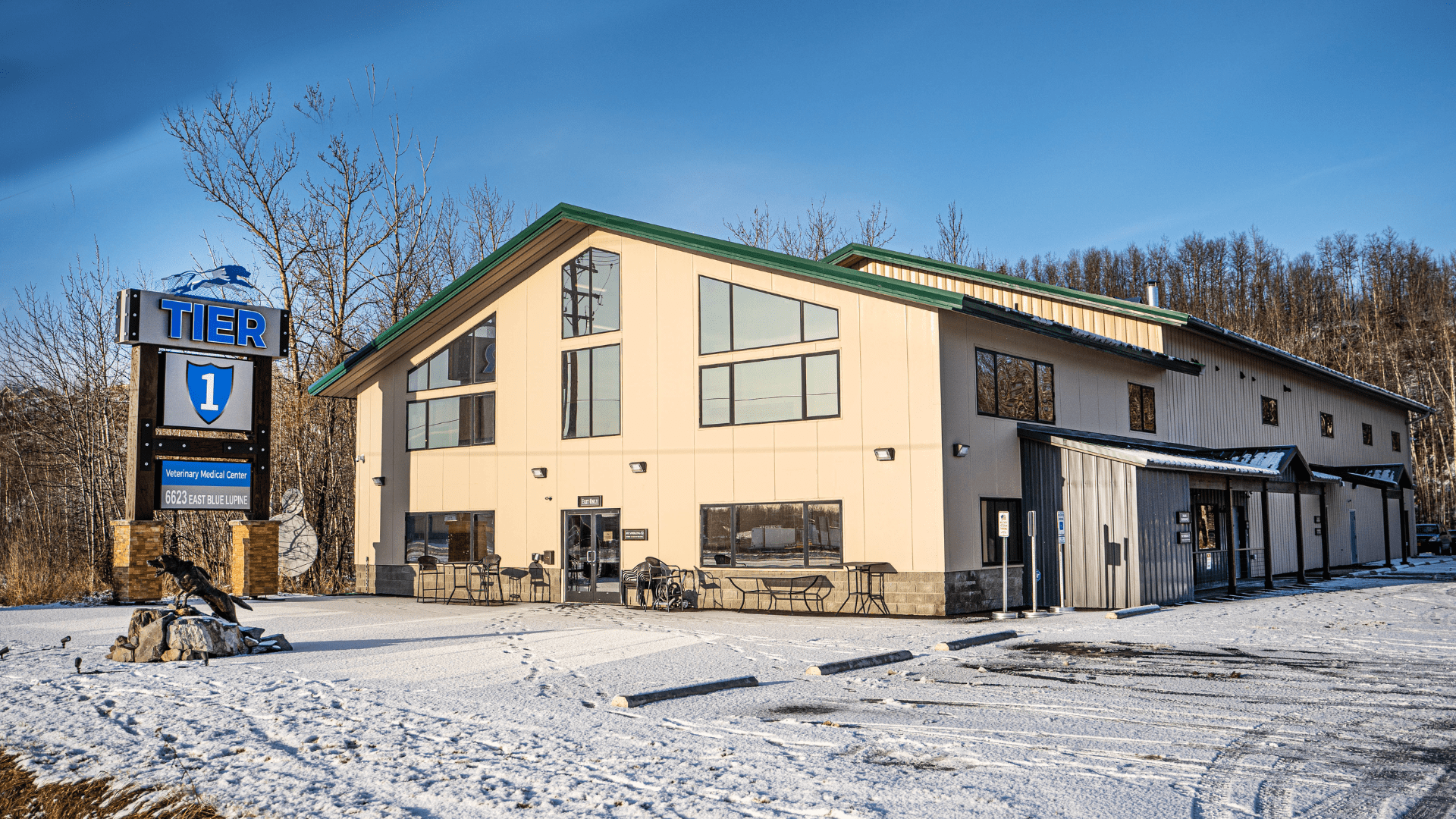 Tier 1 Vet Exterior Winter-min